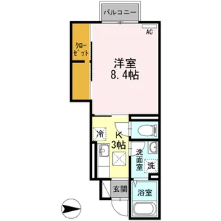 セントラル水引【1階】の間取り