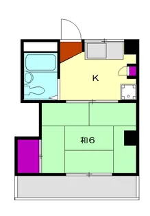 中村ハイツ【301号室】の間取り