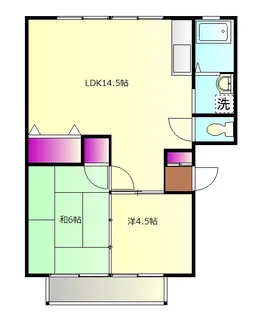 アーバンさつき【2階】の間取り