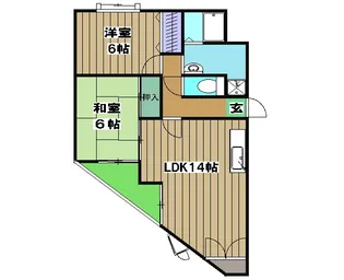 カサベルデ【306号室】の間取り