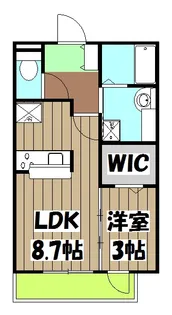 パインコート【102号室】の間取り