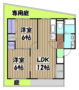 パストラル西向日【102号室】の間取り