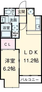 Laurel Court 常盤【14階】の間取り