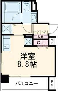 アーバンフラッツ町田【7階】の間取り