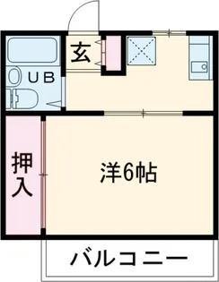 ブルーインKIMURA【205号室】の間取り