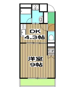 セントポーリア嵯峨野清水町【103号室】の間取り