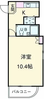 ジョイテル西院【2階】の間取り