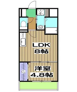 ブロッサム桂【304号室】の間取り