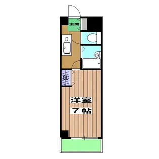 コモド清水【302号室】の間取り