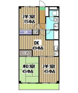 ルミエール西京極【609号室】の間取り