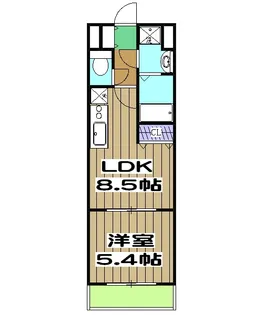 エスペランス中井Ⅱ【3階】の間取り