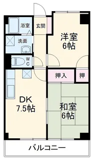 プェネリジェール西五条Ⅱ【504号室】の間取り