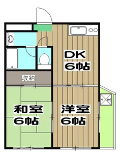 シャトー嵐望2【2階】の間取り