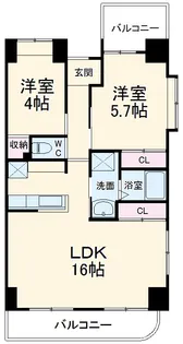 新田第11ビル【3階】の間取り