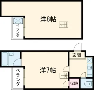 スカイロード御池【3階】の間取り