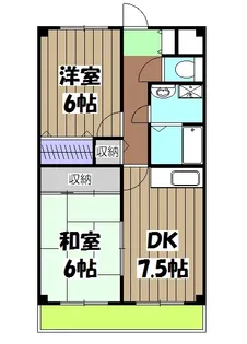 カルモ中村【4階】の間取り
