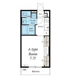 リブリ・サニーグレイス【3階】の間取り