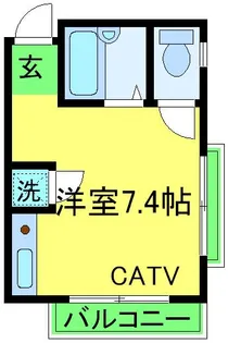 フォレスト桃山【301号室】の間取り