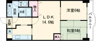 モモちゃんヒルズ和泉【203号室】の間取り