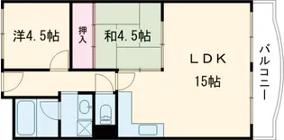 ハイム森田【306号室】の間取り