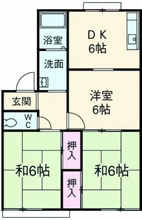 サンパレス宇治【201号室】の間取り