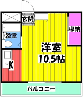 ウェルフェアー光明【401号室】の間取り