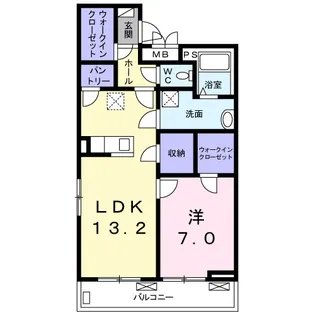 ラフェリシテ【2階】の間取り