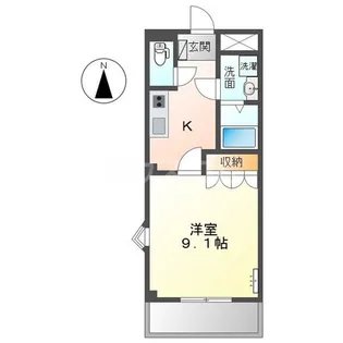 ハピネス【2階】の間取り