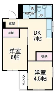 レストハウス富士見【2階】の間取り