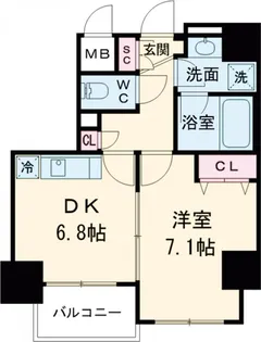 ル・リオン池袋コンフォート【6階】の間取り