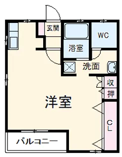 ブラボス【1階】の間取り