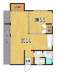 城間アパート【302号室】の間取り