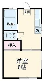 ルミエールB棟【1階】の間取り