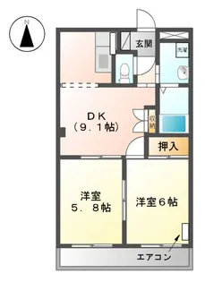 ブランシェ【3階】の間取り