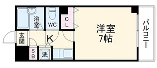 グランデ御池【2階】の間取り