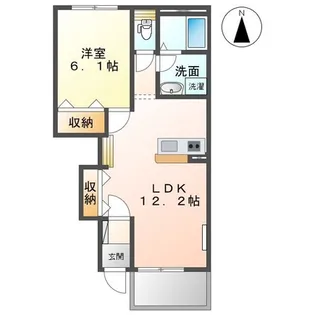 ユイット【1階】の間取り
