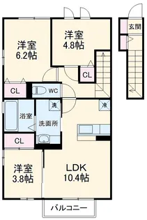 ステラ【2階】の間取り