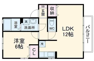 グランディール【2階】の間取り