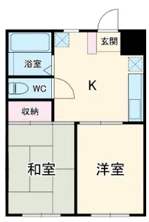 マウンテン・宮【103号室】の間取り