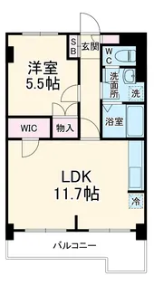 グレイス綱島第2【4階】の間取り