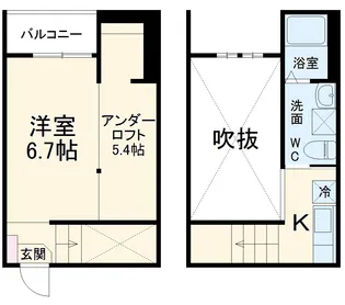 グレーシア【105号室】の間取り