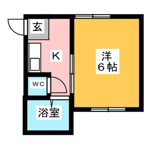 ホワイトプラム1【2階】の間取り