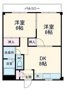 コーポK−1【1階】の間取り