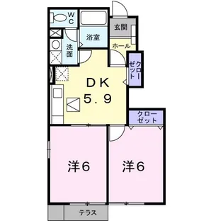 レガート M【1階】の間取り