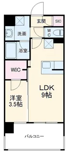 ラヴィシェール小禄駅前【801号室】の間取り