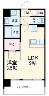 ラヴィシェール小禄駅前【503号室】の間取り