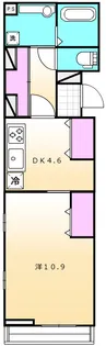 フィールドライズ町田【2階】の間取り