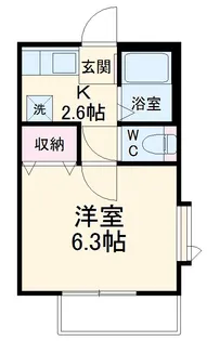 ボナールA【201号室】の間取り