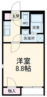 レオネクストグリーンヒルズ鳴海【102号室】の間取り