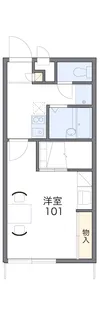 レオパレスグリーン グラス【2階】の間取り
